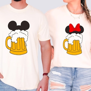 Minnie Mickey Drinking Shirt,  Disney Drink Around The World Sweatshirt, World Traveler Food and Wine Festival T-Shirt, Drinking Couple Tee