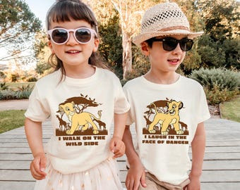 Koszulka z lwem, koszulka z motywem "Walk On The Wild Side", bluza z Simbą, bluza z bliźniakami, prezenty z Animal Kingdom