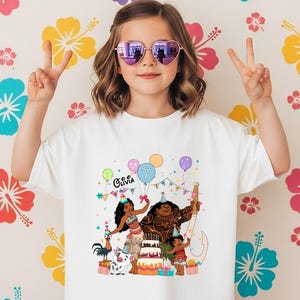Moana Birthday Shirt, Disney Princess Birthday Trip T-Shirt, Disney Moana princess Tee, Disneyland Shirt, Maui Shirt, Moana 2 Movie Sweater