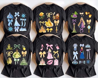 Prinzessin Shirt, Cinderella Sweatshirt, Schneewittchen T-Shirt, Kleine Meerjungfrau T-Shirt, Rapunzel T-Shirt, Aurora Shirt, Moana T-Shirt, Schloss Shirt