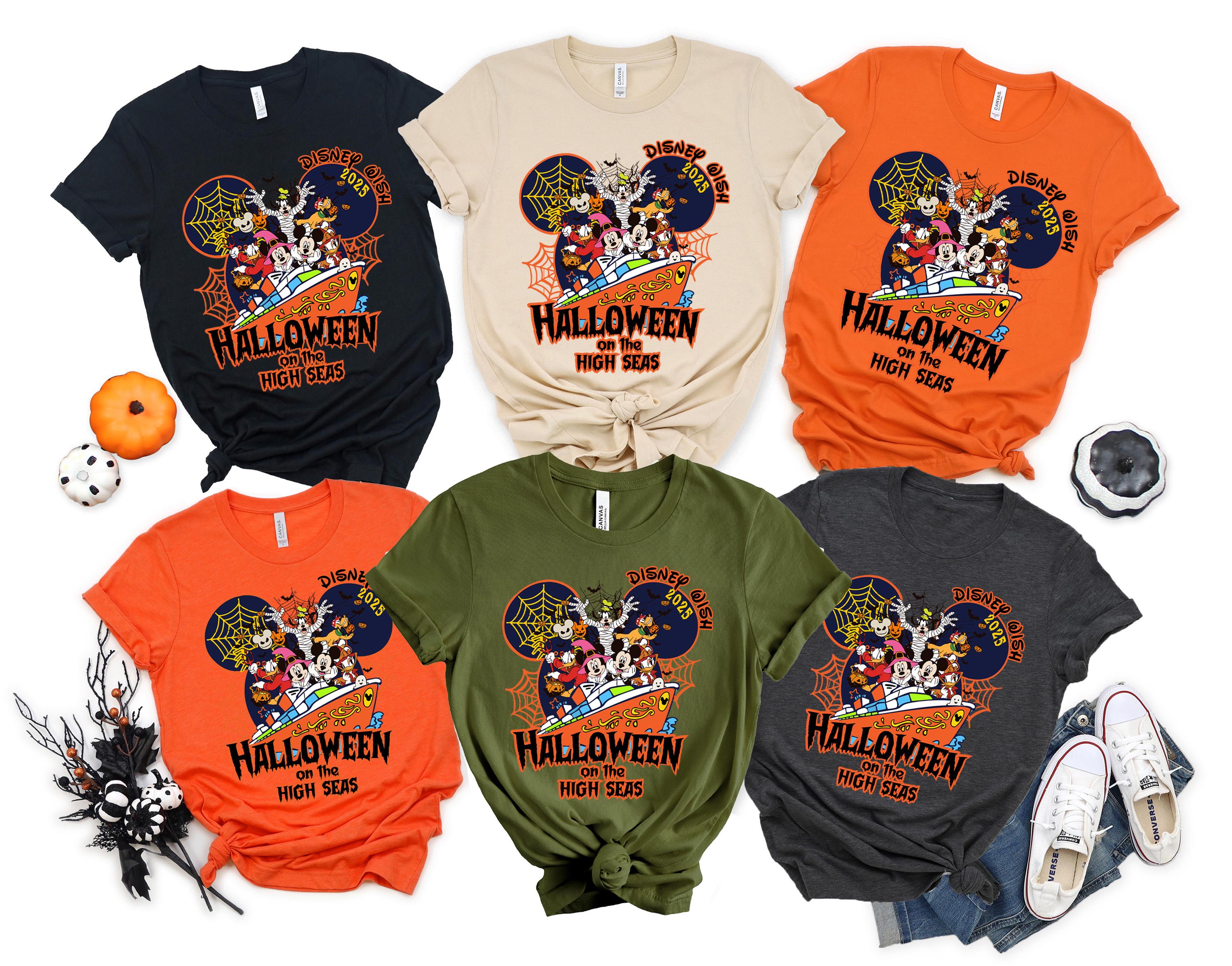 Disney Halloween Cruise Shirt, Custom Halloween Trip T-Shirt, Spooky Cruise Family, Mickey Halloween Sweatshirt, Halloween Cruise Squad Tees