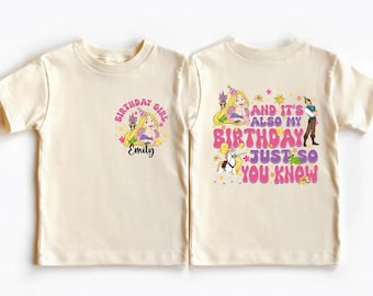 Tangled Birthday Shirt, Birthday Girl Tee, Birthday Princess T-shirt