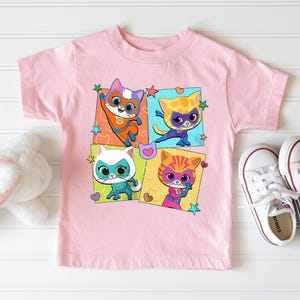 Disney Super Kitties Shirt, Buddy Cat Shirt, Bitsy Cat Shirt, Ginny Cat Tee, Sparks Cat Tee, Disneyland Girls Trip Shirt, Disney Kids Shirt
