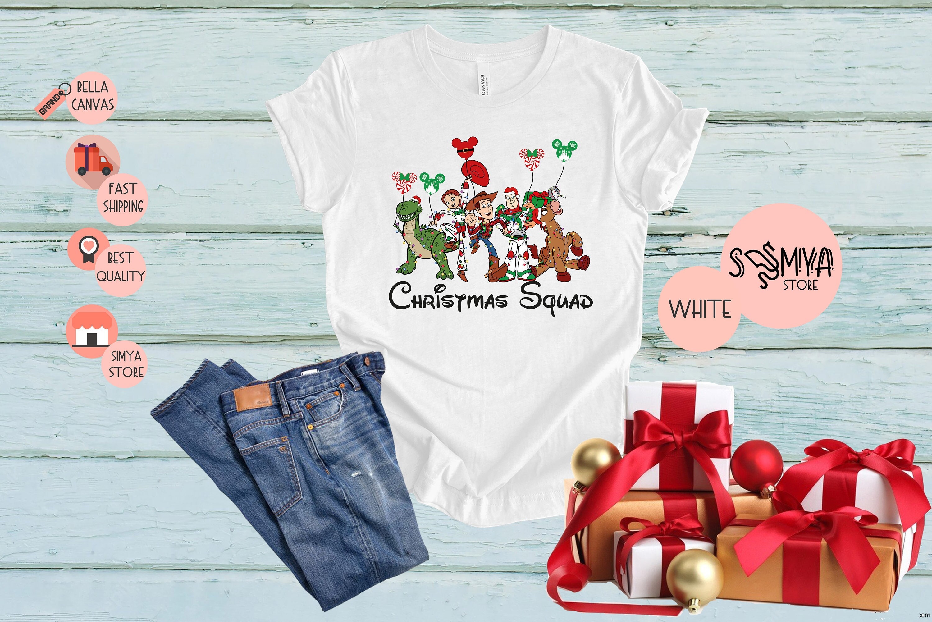 Discover Christmas Squad, Toy Story Squad T-Shirt