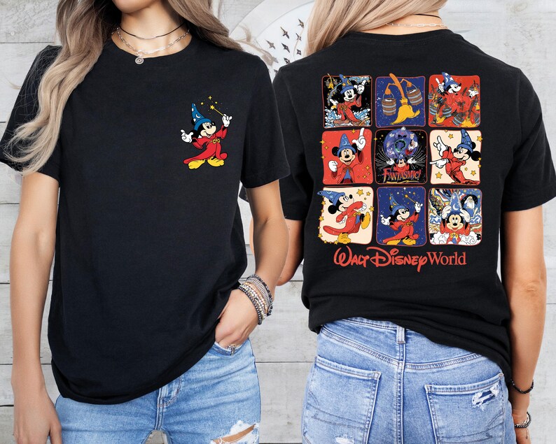 Disney Fantasia T-Shirt, Mickey Mouse Magic Shirt, Fantasia Sorcerer Tshirt, Fantasmic Tee, Disney Trip Shirt, Magic Kingdom Shirt