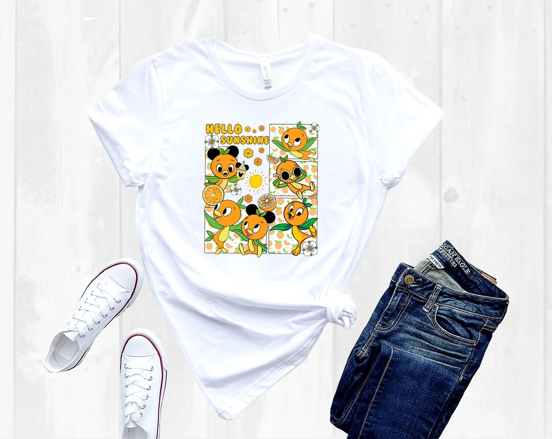 Orange Bird Shirt, Disney Orange Bird, Beach Shirt, Summer Vacation