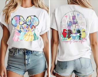 Prinzessin Happily Ever After Shirt, magisches Schloss T-Shirt, Cinderella Tee, Prinzessin Jasmin Sweat, kleine Meerjungfrau Shirt