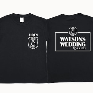 Chemise avec bague de sécurité, Chemise de mariage personnalisée pour tout-petit, Chemise porteur d'alliances, Chemise de sécurité avec bague pour enfants, Chemise de garçons d'honneur JR, T-shirt avec alliances