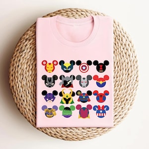 Avengers Disney Shirt, Mickey Marvel Tee, Avengers Superheroes Sweatshirt, Captain America Gift, Iron Man Tee, Mickey Head Spiderman TShirt