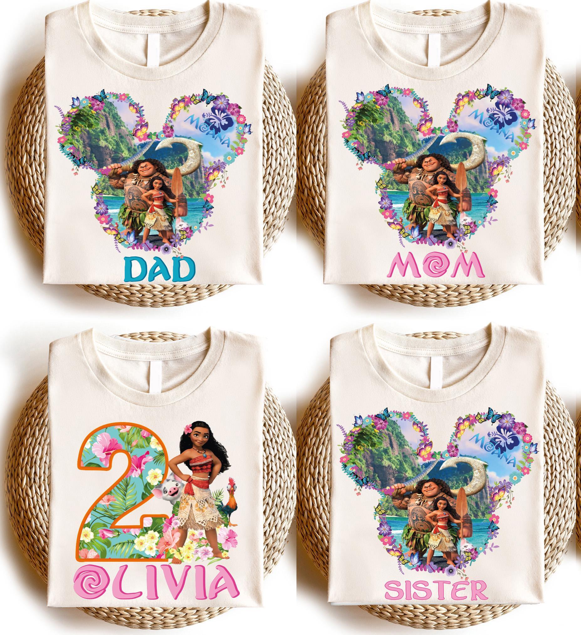 Playera Camisa Con MoÃ±o Para NiÃ±o Playeras Personalizadas Moana