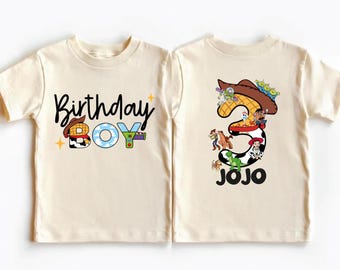 Toy Story Birthday Boy Shirt, Disney Buzz Lightyear Birthday T-Shirt, Woody and Jessie Birthday Age Sweatshirt, Kids Birthday Party Sweater