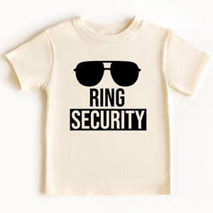 Ring Security Shirt, Ring Security Gift, Ring Security Boys, Toddler Bridal Party Shirts, Ring Bearer Tee, Ring Bearer Gifts