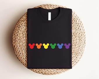 Camiseta LGBTQ+, Camiseta del Orgullo, Regalo del Mes del Orgullo, Camiseta Gay, Sudadera de Apoyo LGBTQ de WDW, Suéter de Igualdad