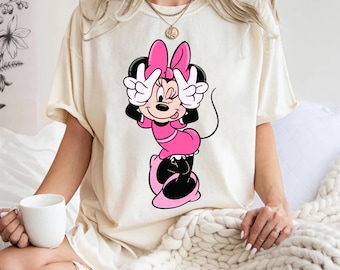 Minnie Maus Shirt, Disney Minnie Sweatshirt, Walt Disney T-Shirt, Minnie Trip Tee, Magic Kingdom Rundhalsausschnitt, Disneyland Mädchen Hoodie