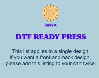 DTF Ready Press Label - Hot Press Label