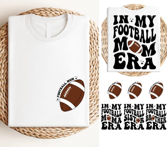 Football Mom T-Shirt, Family Football Team Support Tees, Football Season Shirt, Gift For Football Lover Shirt, Football Sister Shirt