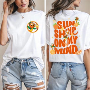 Disney Orange Bird Shirt, Sunshine On My Mind Shirt, Disney Summer Vacation Shirt, Orange Bird Summer Trip Shirt, Disney Orange Bird