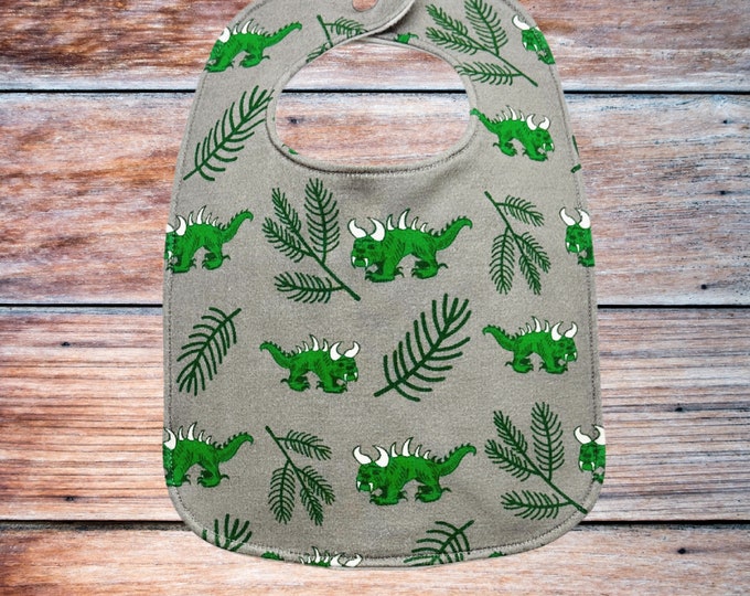 Hodag Baby Bib | Rhinelander Mascot | Mythical Creature | Organic Cotton Fleece | Baby Gifts Under 20 | Baby Gift