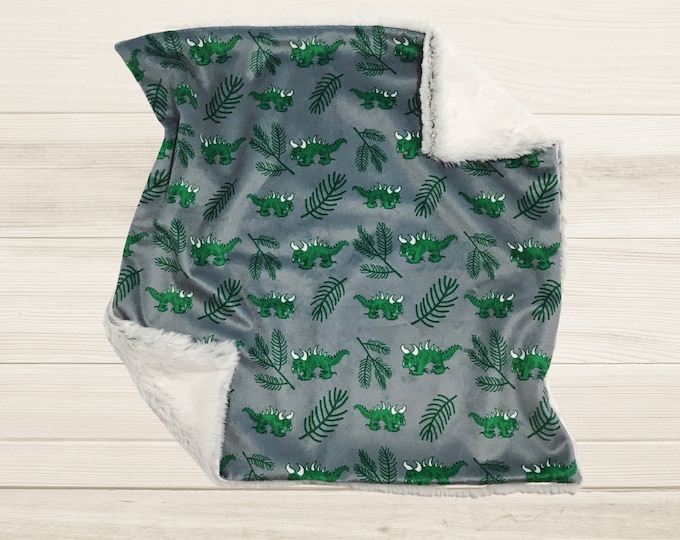 Hodag Minky Lovey | Rhinelander Hodag Baby Blanket | Mythical Creature Lovey | Outdoors Nursery Decor | Baby or Toddler Gift