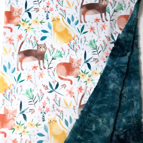 Kitty Baby Blanket Etsy