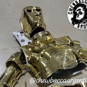 Real chromed C3PO lifesize - Star Wars - 1:1 Scale. ANH version - Prop Kit Easy to build