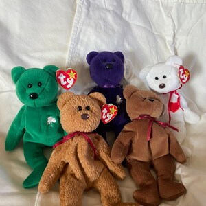 90s Teddy Beanie Babies