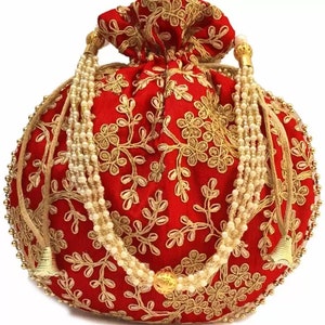 Buy Jaipur s Handcrafted Beautiful Embroidered Work Wedding Potlis Online in India Etsy