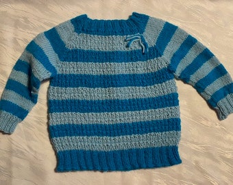 Children's sweater made of baby alpaca wool