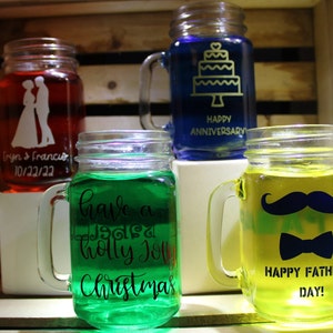 Personalized Mason Jar Mug