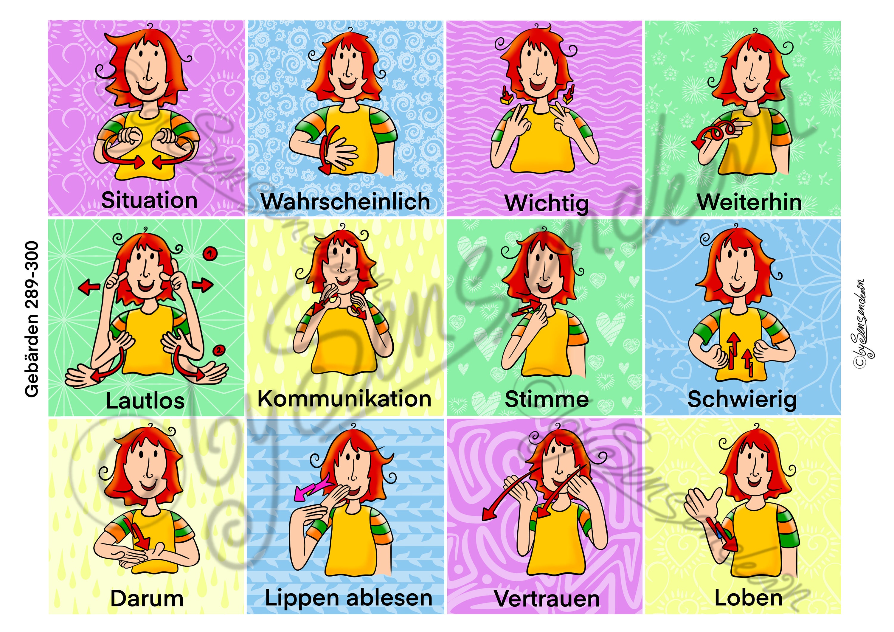 Gebärdensprache Bilder zum Ausdrucken: Zeichnen lernen mit Spaß und Ausdruck!