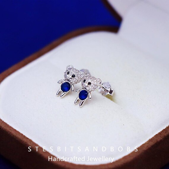 Buy 925 Sterling Silver Fashion Crystal Earrings Set for Women