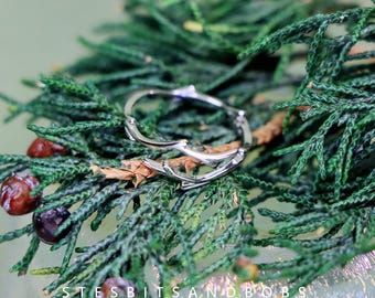 S925 Sterling Silver Branch Ring