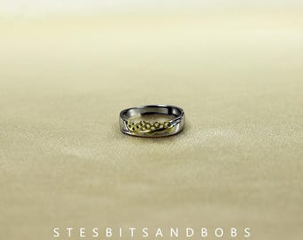 S925 Sterling Silver Sweet Honeycomb Couple Ring