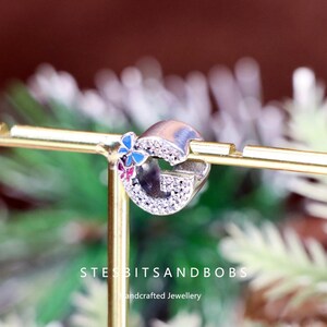 Joyería DIY con cuentas de letras de plata S925 con letra G y mariposa que brilla en la oscuridad compatible con Pandora