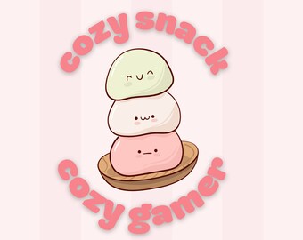 Cozy Snack Cozy Gamer Digital Print
