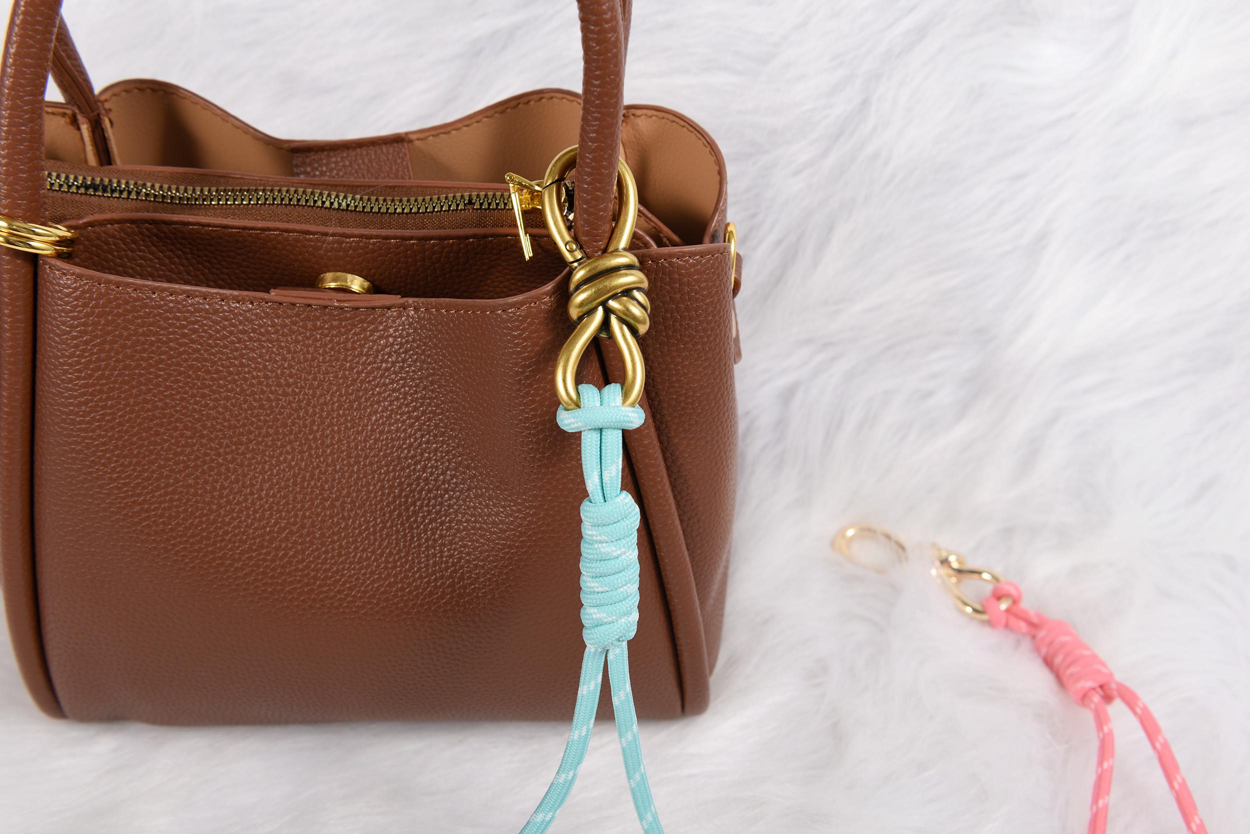 バッグ Synthetic Leather Rope Handle Bag Handbag With Twisted Rope Strap | Hobby Lobby | 1765874
