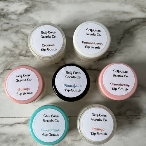 100 Natural Exfoliating Lip Sugar Scrub Etsy