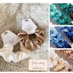 Bridesmaid Scrunchie | Satin Scrunchie |  Bridesmaid Proposal | Hen Party | Goodie Bag | Gift | I Can’t Tie The Knot The Knot Without You