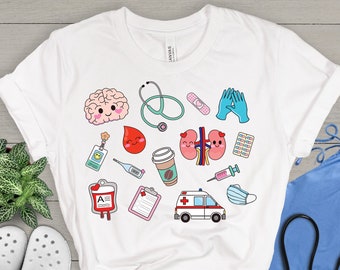 Medical Nurse T-shirt: Healthcare Essential Crewneck Sweatshirt