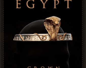 Egyptian Cobra Crown Resin Figurine | 220mm diameter (628mm circumference) Inner Ring | Cosplay Headpiece Collector Statue