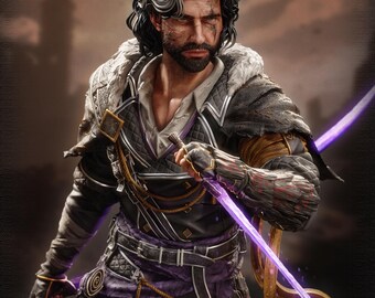 Verso Resin Figurine | 275mm (10.8in) | Twilight Ronin Collector Statue