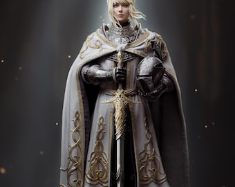 Leda Needle Knight Resin Figurine | 220mm (8.7in) | Dark Knight Collector Statue