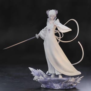Rukia Kuchiki Unpainted Resin Figurine | 300mm (11.8in) | Ice Queen Collector Statue