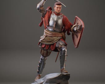 Henry of Skalitz Resin Figurine | Kingdom Come: Deliverance Collectible | Handcrafted Medieval Knight Statue (100mm–258mm)