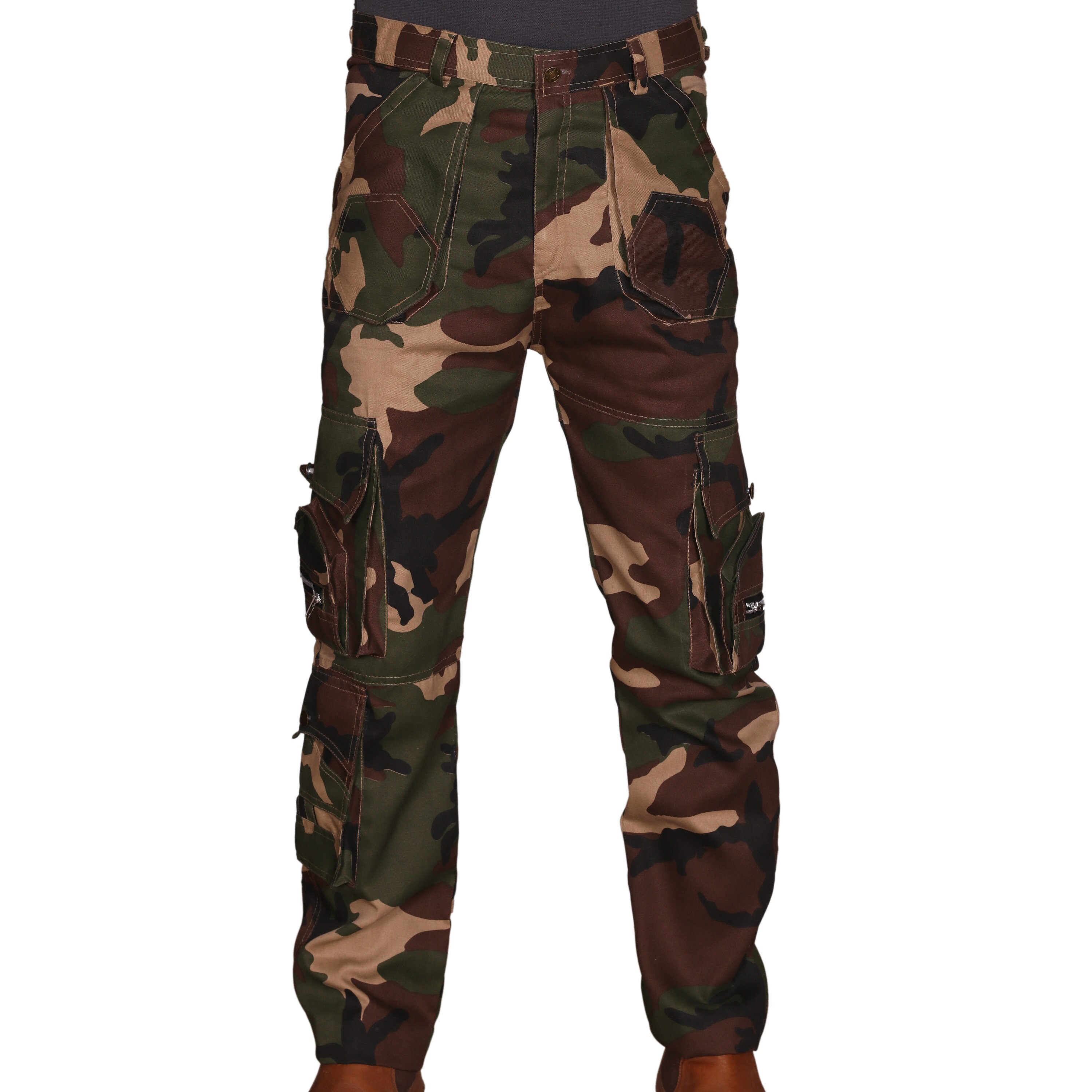 Multi Pocket Camouflage Pants Men's Pants