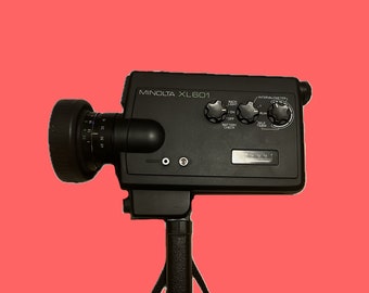 Vintage Minolta XL601 Super 8 Camera - Perfect voor Film Enthousiasten - Functioneel en Retro