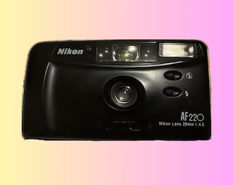 Nikon AF 220 - Compacte 35mm Autofocus Filmcamera, Perfect voor Beginnende Fotografen