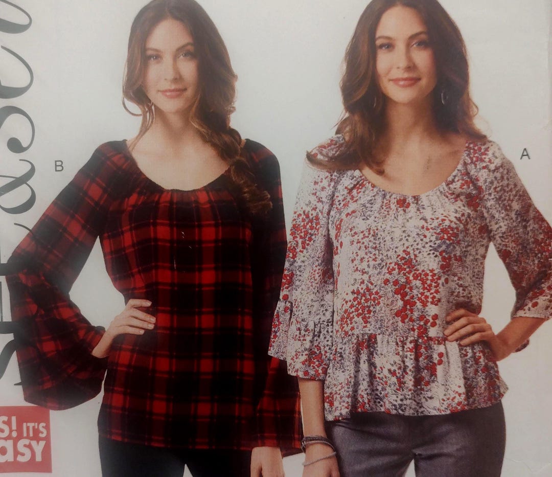 Uncut Misses Size 4-26, Sewing Pattern, See & Sew 6575, Top, Very Easy ...