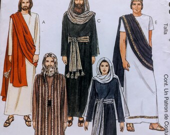Uncut, Unisex Size 42-44, Sewing Pattern, McCalls 2060, Bible Character Costume, Mary, Jesus, Roman Soldier, The Apostles, Pilot, Pharisee