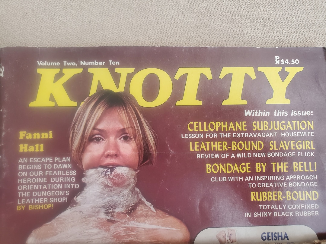 Vintage Bondage Magazine From 1974 Rare - Etsy